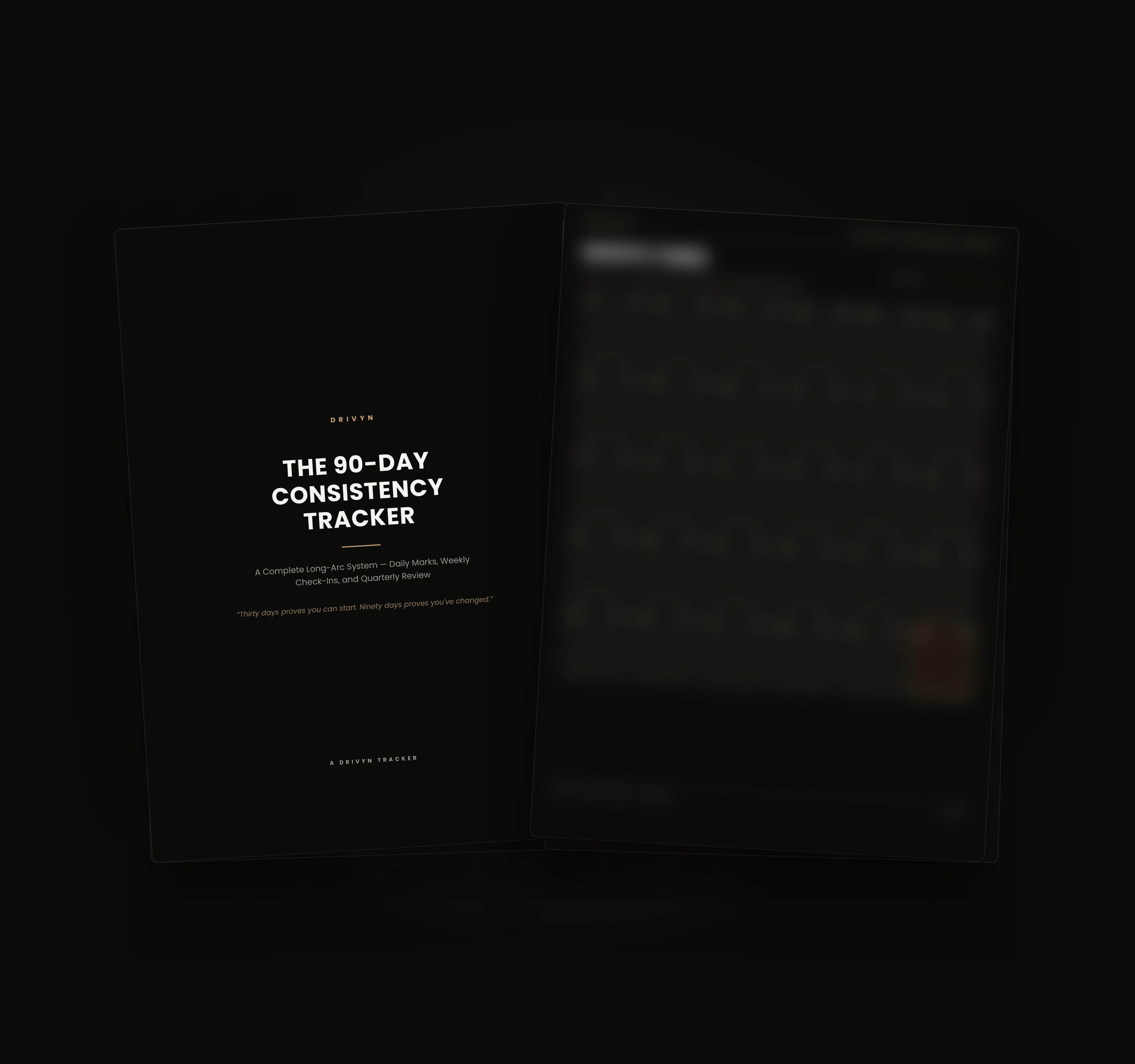 The 90-Day Consistency Tracker