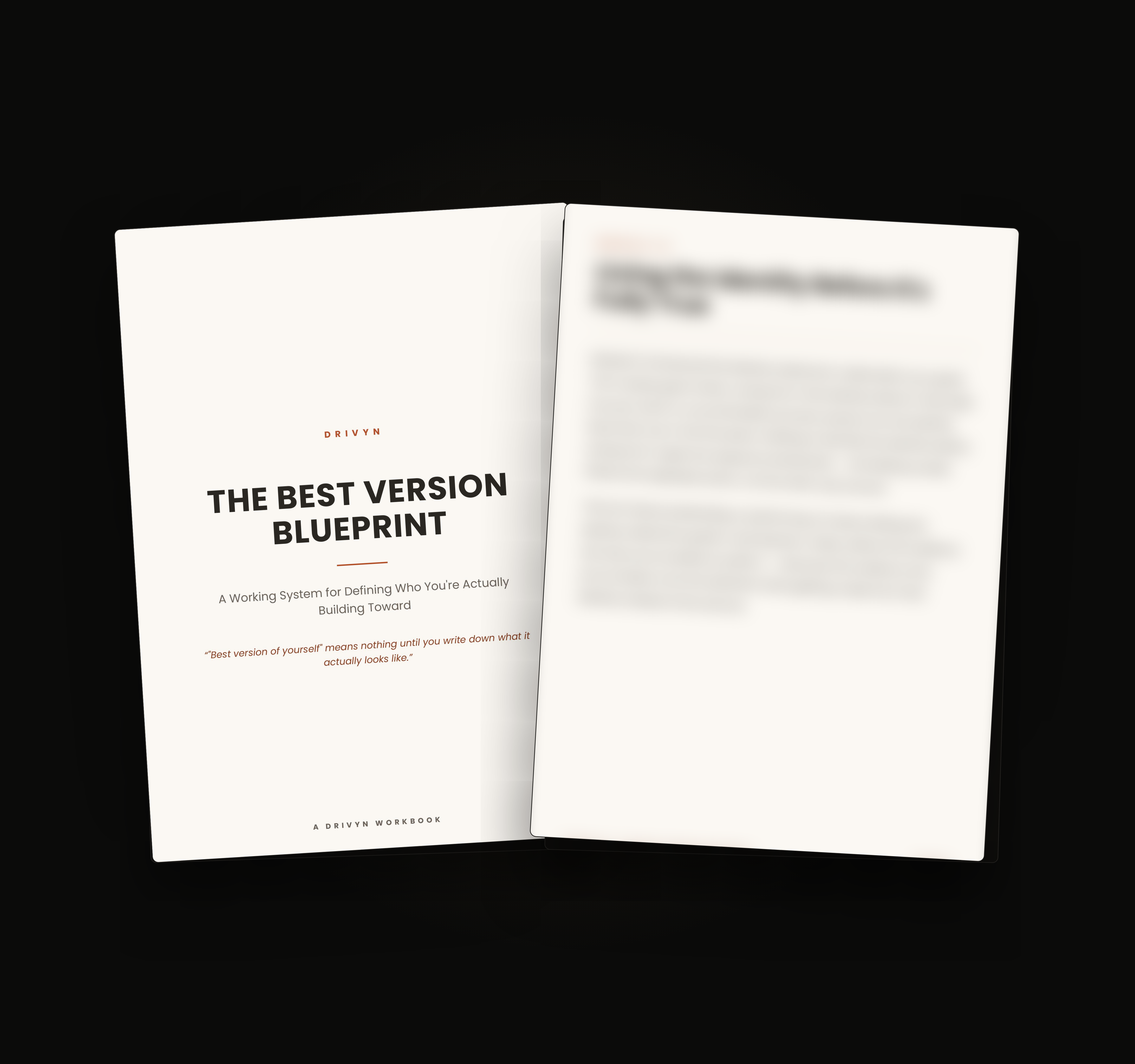The Best Version Blueprint