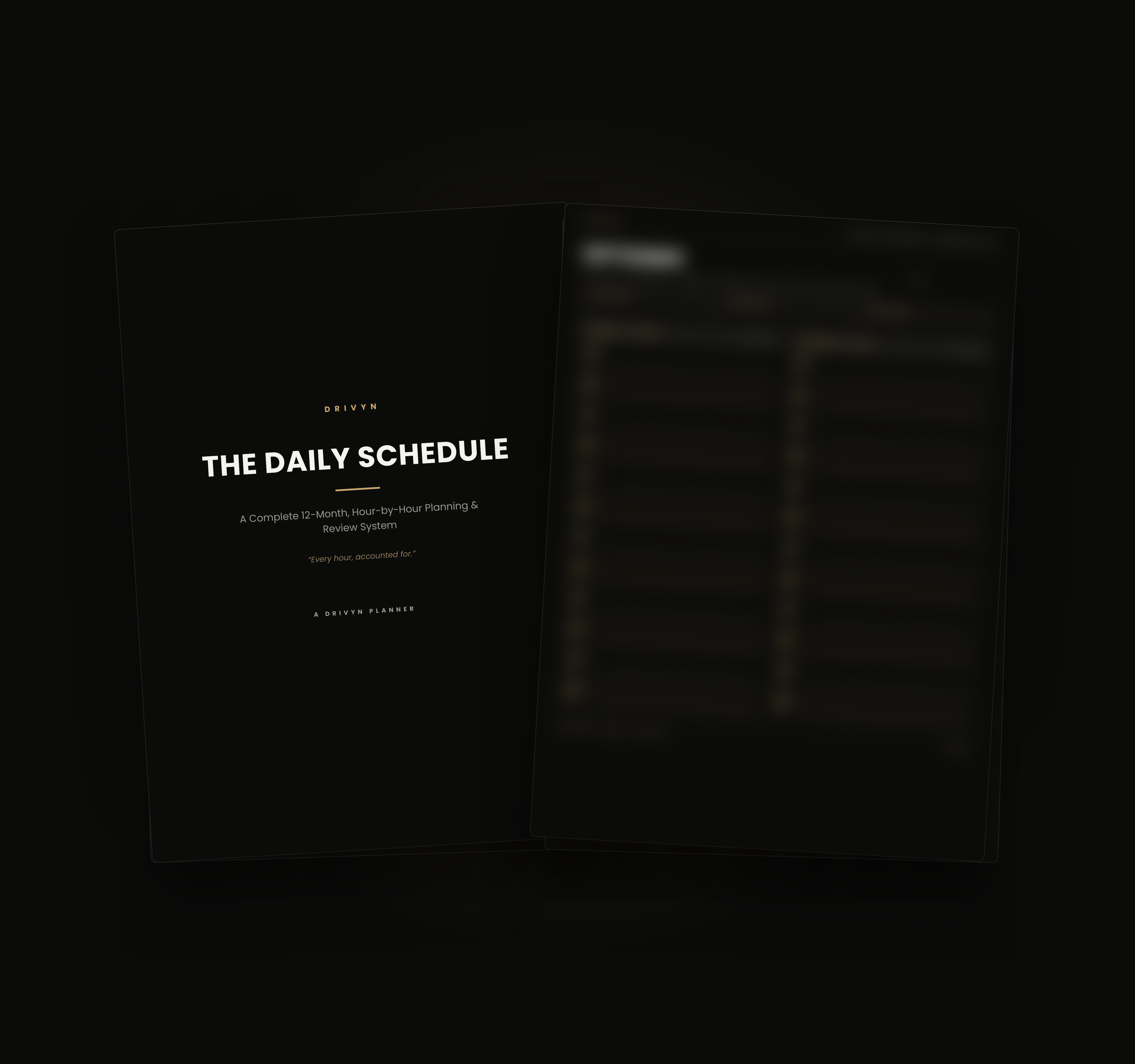 The Daily Schedule