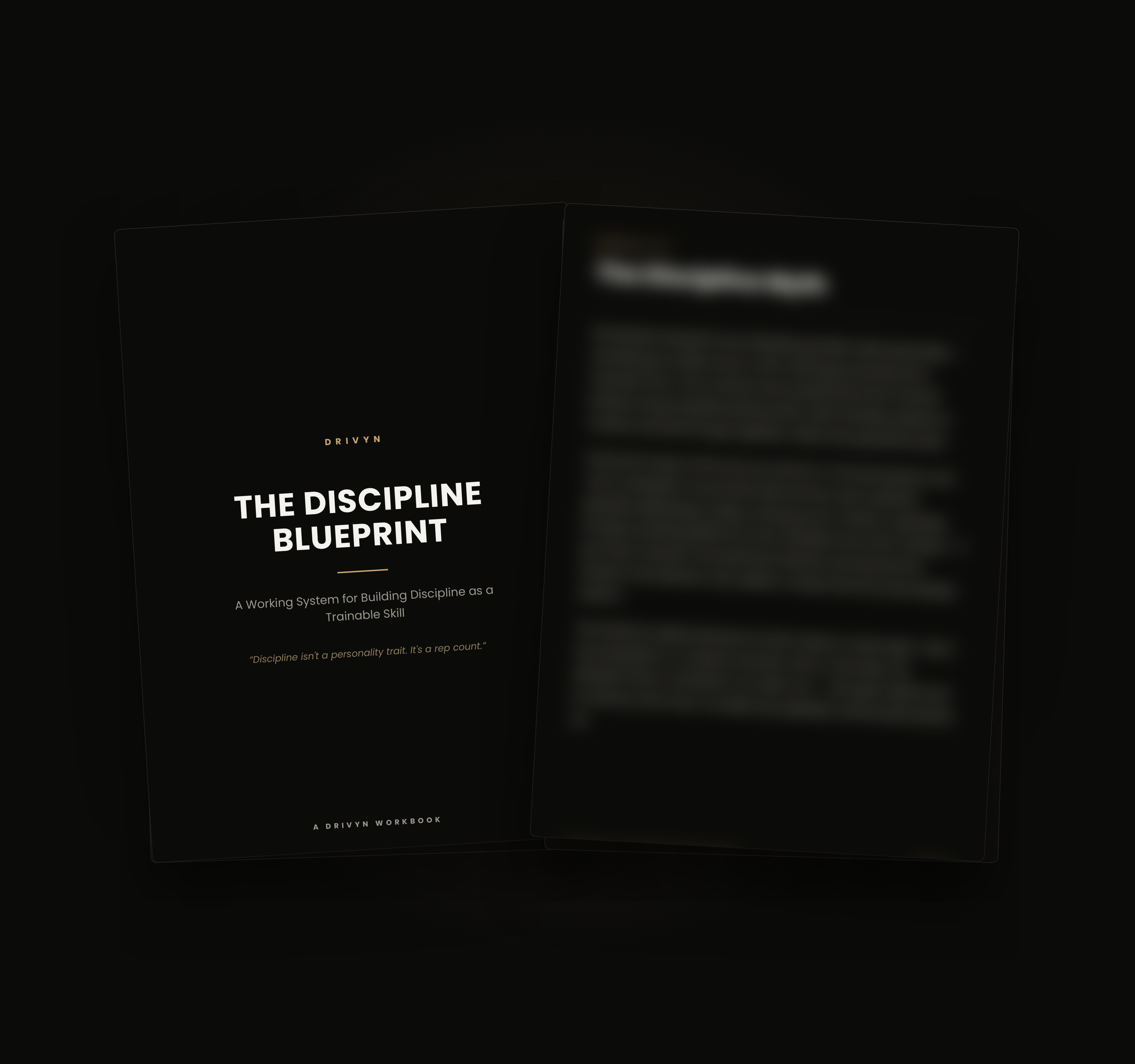 The Discipline Blueprint