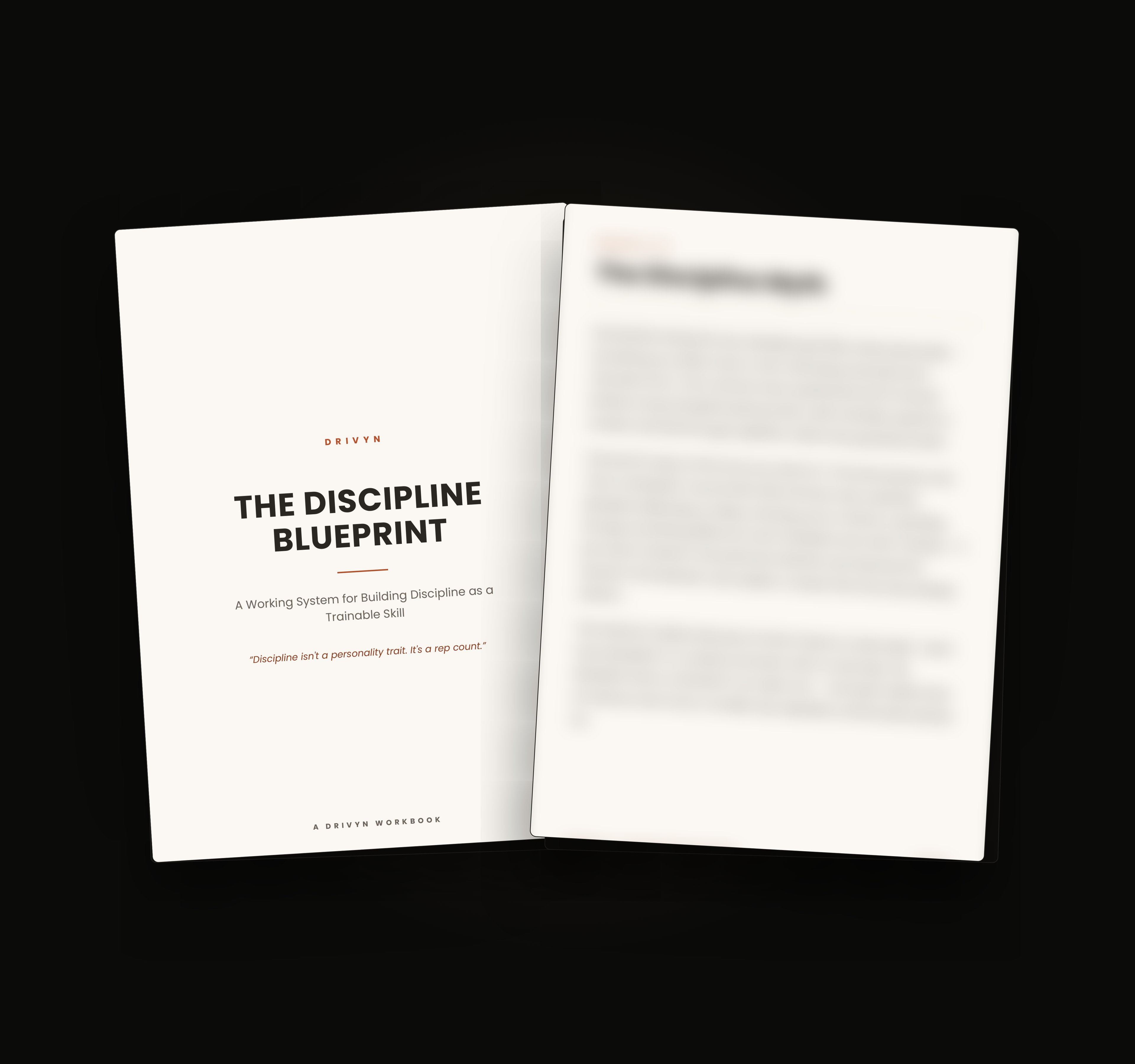 The Discipline Blueprint