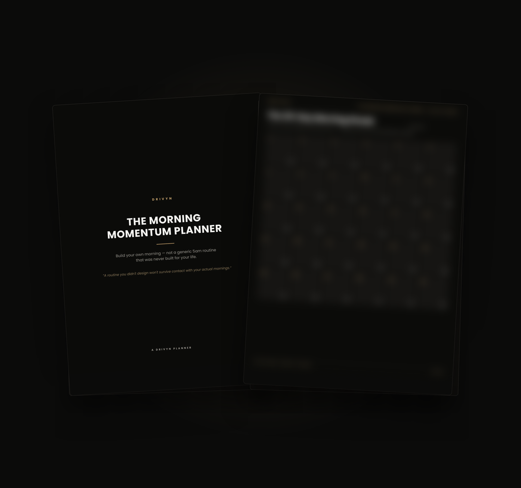 The Morning Momentum Planner