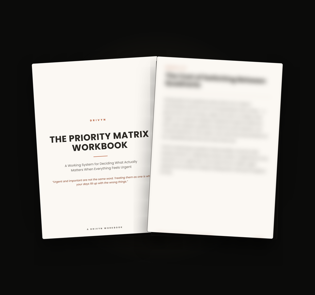 The Priority Matrix Workbook